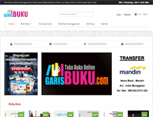 Tablet Screenshot of garisbuku.com